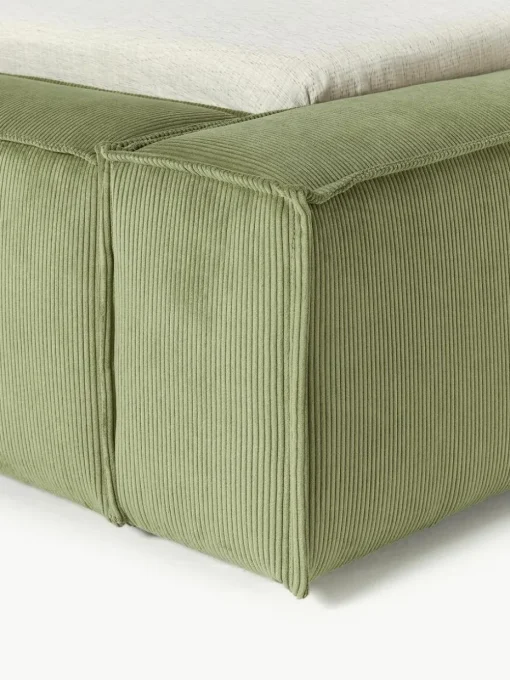 Gestoffeerd bed Lennon van corduroy