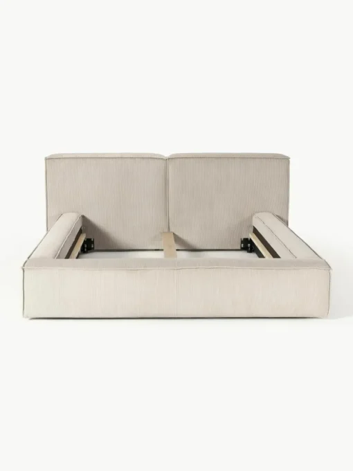 Gestoffeerd bed Lennon van corduroy