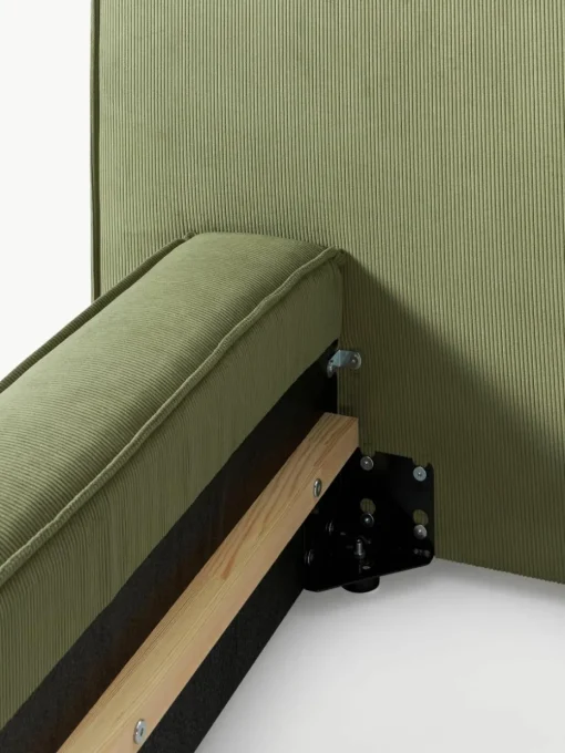 Gestoffeerd bed Lennon van corduroy
