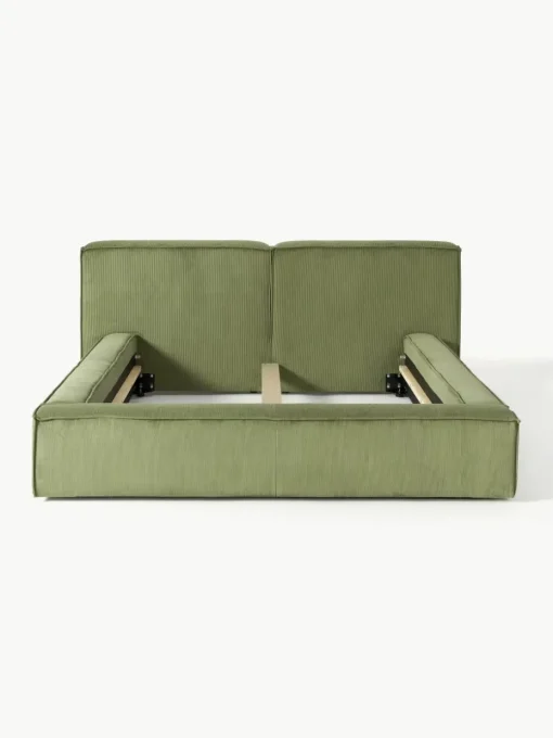 Gestoffeerd bed Lennon van corduroy