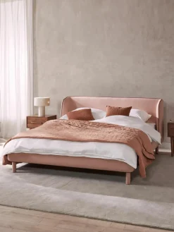 Gestoffeerd bed Luma met hoofdeinde