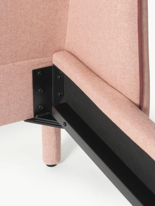 Gestoffeerd bed Luma met hoofdeinde