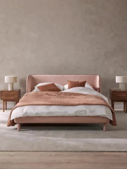 Gestoffeerd bed Luma met hoofdeinde