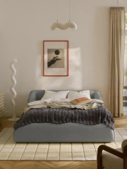 Gestoffeerd bed Sofia