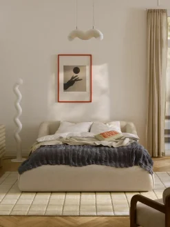 Gestoffeerd bed Sofia