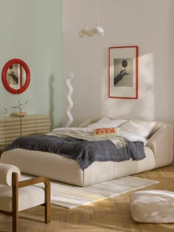 Gestoffeerd bed Sofia