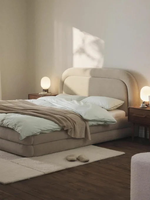 Gestoffeerd bed Solomon