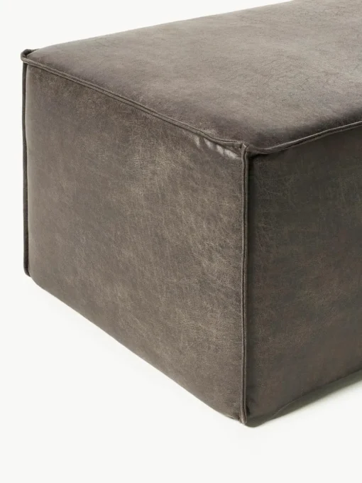 Gestoffeerde bank Sanja van gerecycled leer