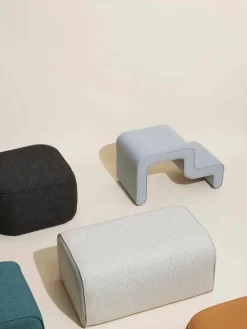 Gestoffeerde kruk Wave