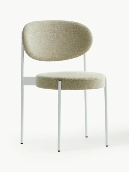 Gestoffeerde stoel Series 430 van wol, design Verner Panton