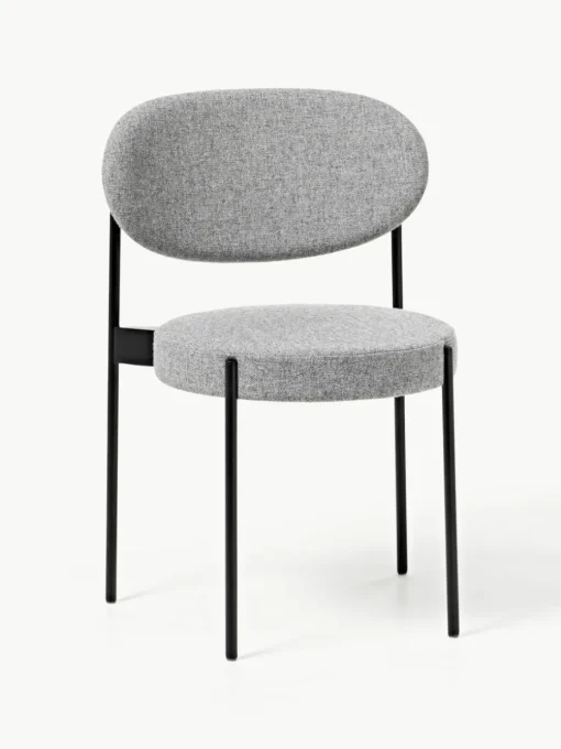 Gestoffeerde stoel Series 430 van wol, design Verner Panton