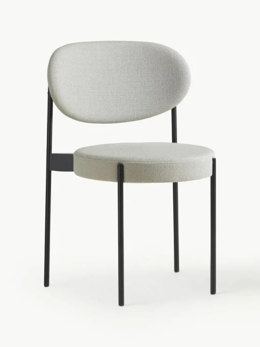 Gestoffeerde stoel Series 430 van wol, design Verner Panton