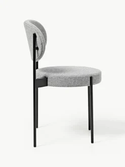 Gestoffeerde stoel Series 430 van wol, design Verner Panton