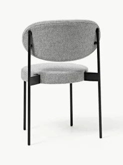 Gestoffeerde stoel Series 430 van wol, design Verner Panton