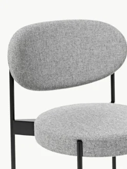 Gestoffeerde stoel Series 430 van wol, design Verner Panton