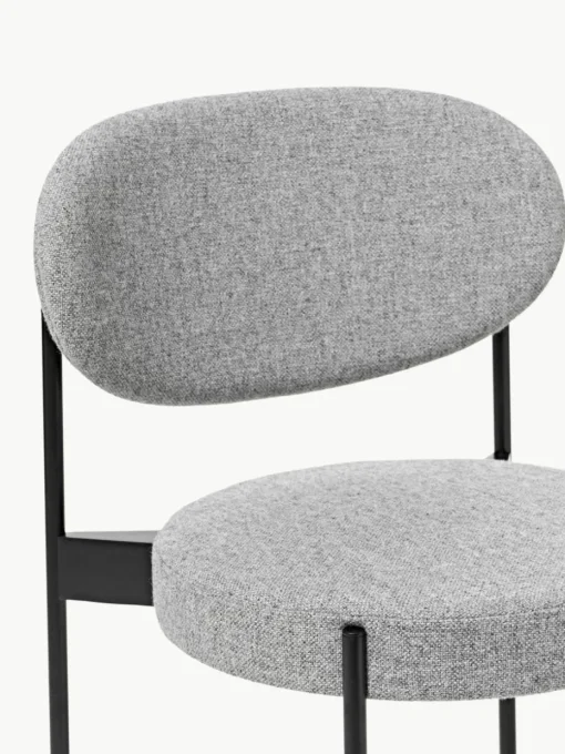 Gestoffeerde stoel Series 430 van wol, design Verner Panton