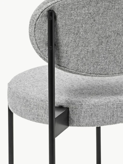 Gestoffeerde stoel Series 430 van wol, design Verner Panton