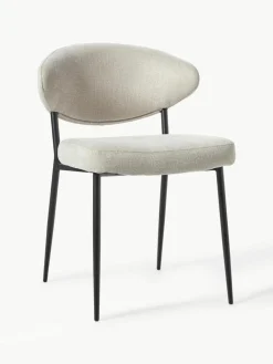 Gestoffeerde stoelen Adele, 2 stuks