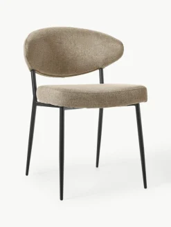 Gestoffeerde stoelen Adele, 2 stuks