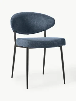 Gestoffeerde stoelen Adele, 2 stuks