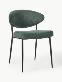 Gestoffeerde stoelen Adele, 2 stuks
