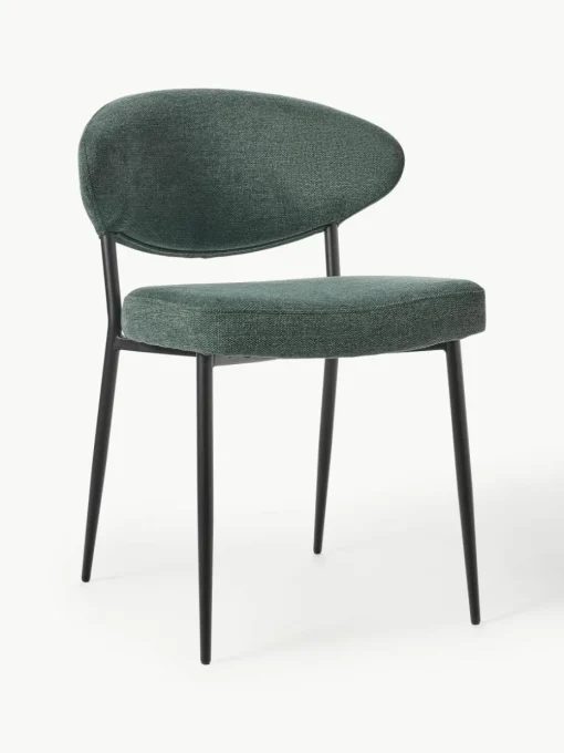 Gestoffeerde stoelen Adele, 2 stuks