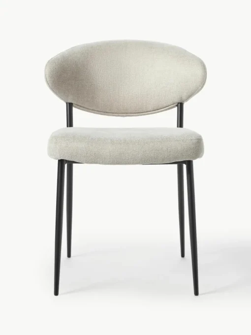Gestoffeerde stoelen Adele, 2 stuks