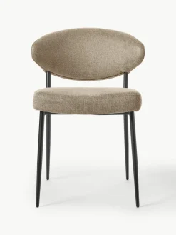 Gestoffeerde stoelen Adele, 2 stuks