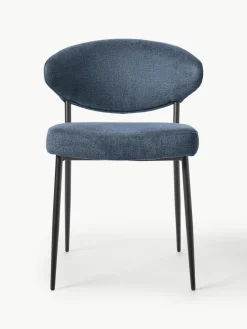 Gestoffeerde stoelen Adele, 2 stuks