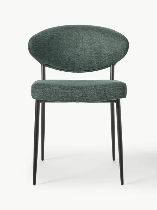 Gestoffeerde stoelen Adele, 2 stuks