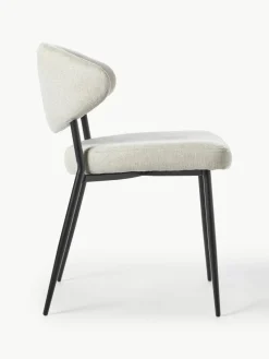 Gestoffeerde stoelen Adele, 2 stuks
