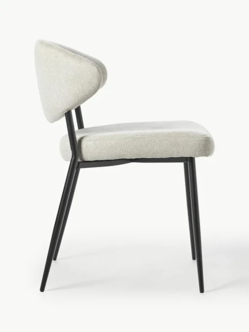 Gestoffeerde stoelen Adele, 2 stuks
