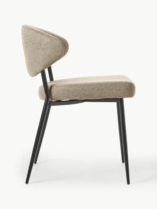 Gestoffeerde stoelen Adele, 2 stuks