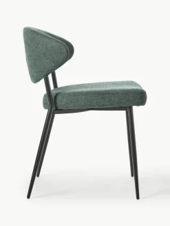 Gestoffeerde stoelen Adele, 2 stuks