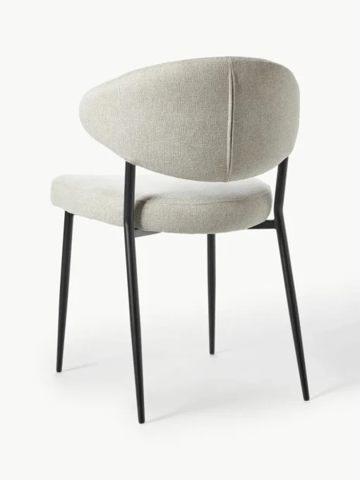 Gestoffeerde stoelen Adele, 2 stuks