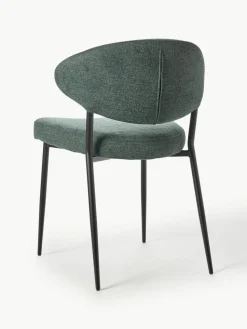 Gestoffeerde stoelen Adele, 2 stuks
