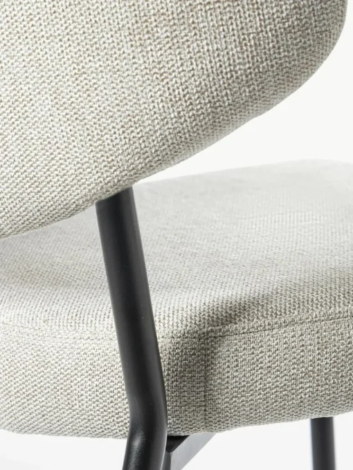 Gestoffeerde stoelen Adele, 2 stuks