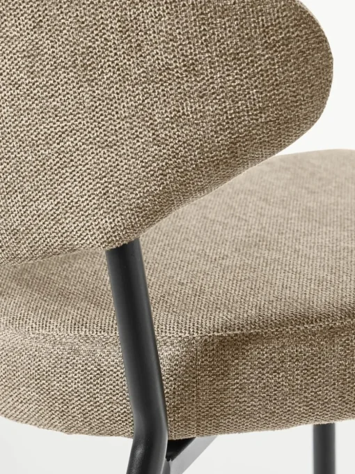 Gestoffeerde stoelen Adele, 2 stuks