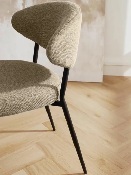 Gestoffeerde stoelen Adele, 2 stuks