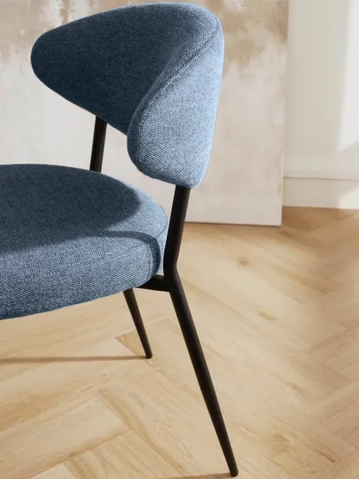 Gestoffeerde stoelen Adele, 2 stuks
