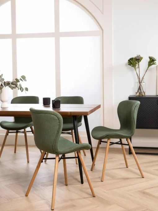 Gestoffeerde stoelen Batilda, 2 stuks