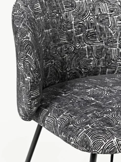 Gestoffeerde stoelen Luisa, 2 stuks