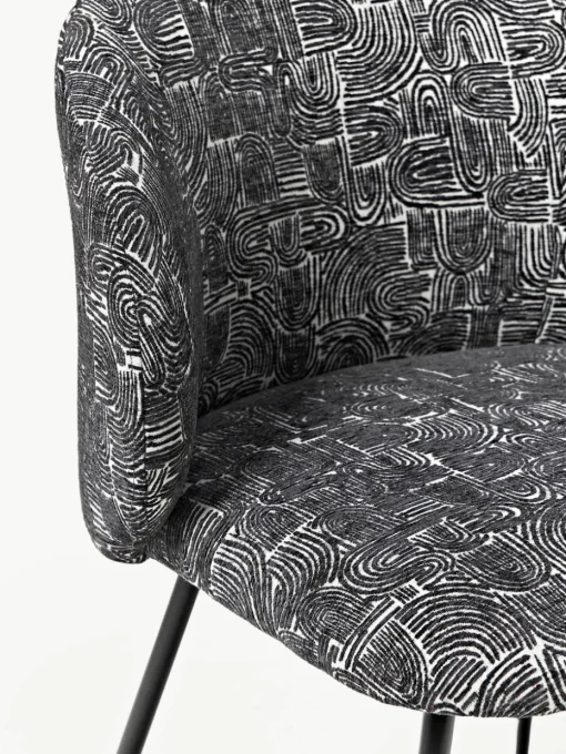 Gestoffeerde stoelen Luisa, 2 stuks