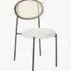Gestoffeerde stoelen Remy met Weens vlechtwerk, 2 stuks