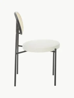Gestoffeerde stoelen Remy met Weens vlechtwerk, 2 stuks