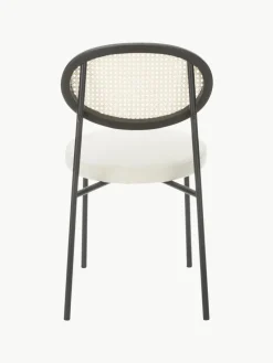 Gestoffeerde stoelen Remy met Weens vlechtwerk, 2 stuks