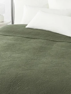 Gestructureerde katoenen bedsprei Panra