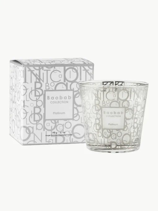 Geurkaars My First Baobab Platinum (amber, muscaatnoot & vetiver)