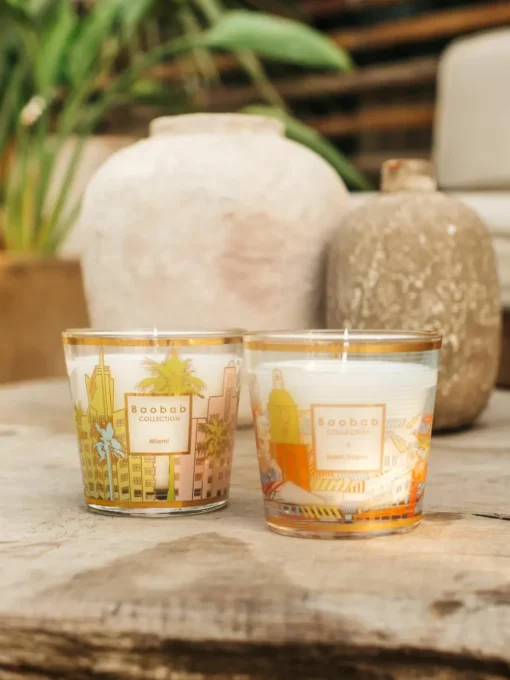 Geurkaars My First Baobab Miami (zoutbloem, maritieme den & cipres)
