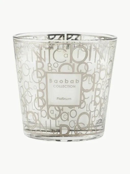 Geurkaars My First Baobab Platinum (amber, muscaatnoot & vetiver)